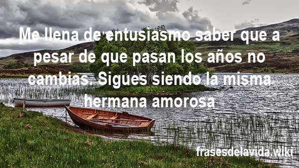 Mensajes de cumpleaños para una hermana